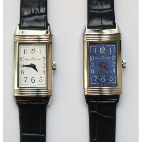 JLC Reverso Ladies SS LT Jap Quartz leather 