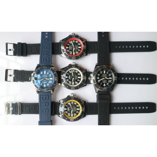 SuperOcean Abyss A17364 42mm 1:1 Best Edition rubber strap A2824 ZF 