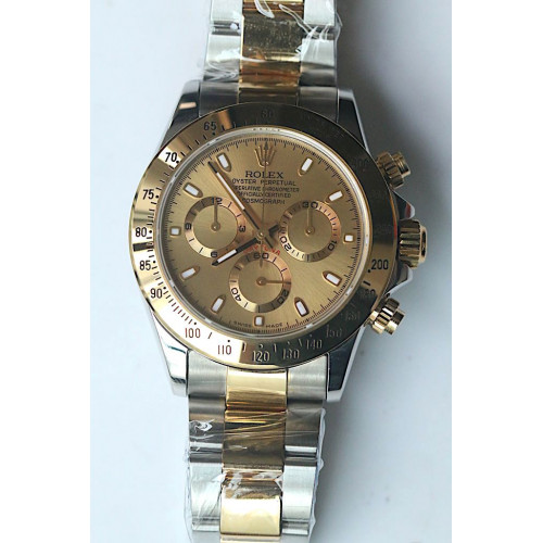 Rolex Daytona 116503 18K Gold Wrapped Two Tone Gold Dial Bracelet BP A4130