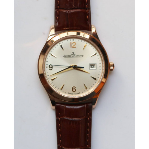 Master Control Date 1542520 RG 1:1 Best Edition Silver Dial Brown Leather Strap A899 ZF 