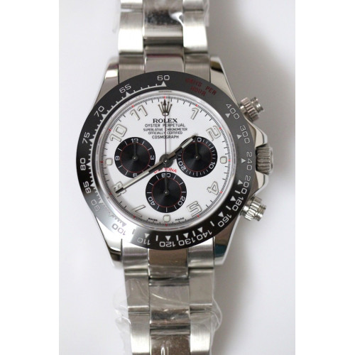 Rolex DayTona Ceramic Bezel White Dials Black Subdials