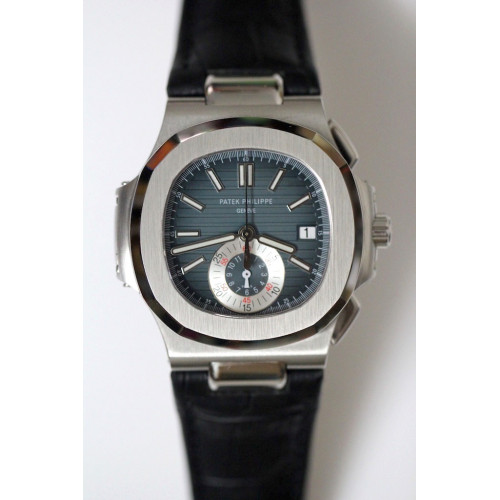 Nautilis Chrono Blue Leather