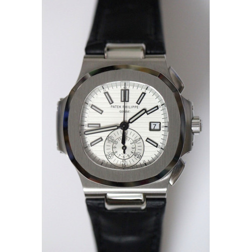 Nautilis Chrono White Leather