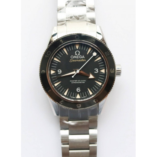 Seamaster 300 Master 007 Spectre SS Best Edition Black Dial SS Bracelet A8400  VSF