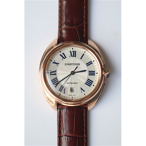 CLe DE CARTIER RG White Leather V6F MYOTA 9015