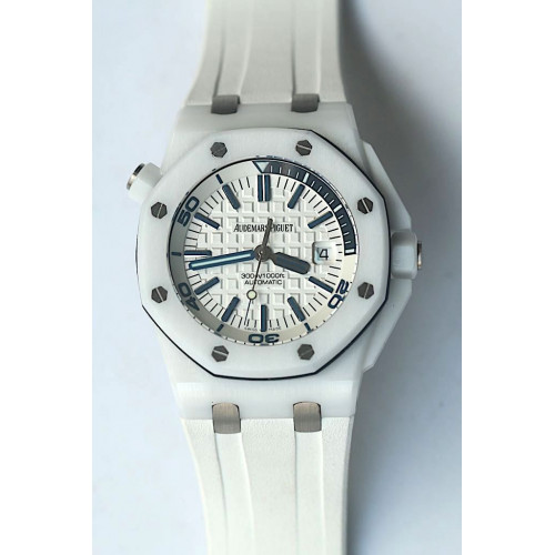 Royal Oak Offshore Diver White Ceramic White Dial Rubber BP A3120