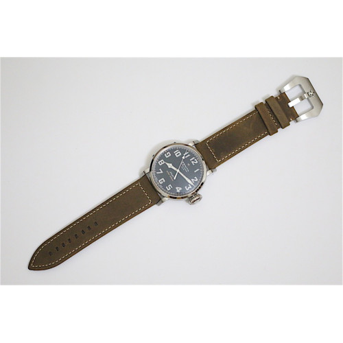 Tudor Black Shield Leather