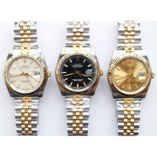 DateJust 36 TT 126233 1:1 Best Edition Stick Markers SS/YG Jubilee Bracelet SH3135 ARF 