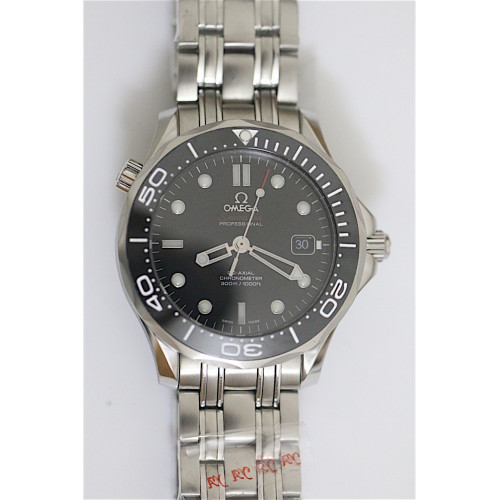 Seamaster 2012 300M  Ceramic Bezel Black Dial Bracelet A2824 BP