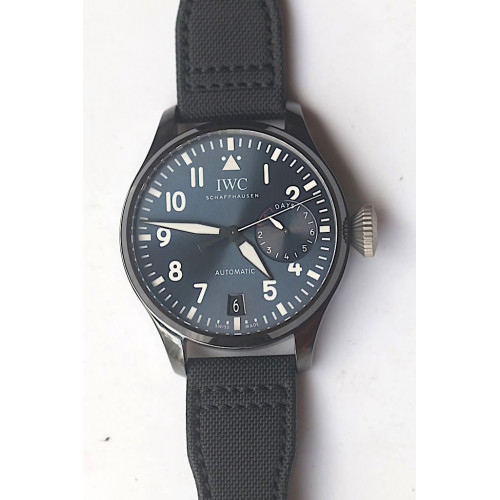 Big Pilot Real Power Reserve IW502003 Real Ceramic Blue Dial Black Nylon Strap A51111