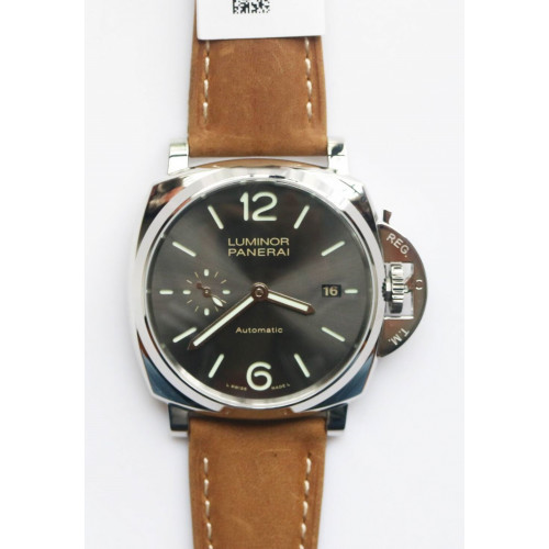PAM 904 Luminor Due Best Edition Gray Dial Brown Asso Strap AXXXIV VSF 