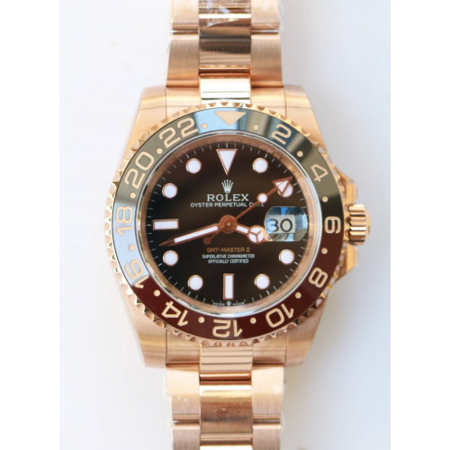 GMT Master II 2018 126715CHNR RG/RG Black BP A2836