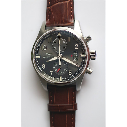 Pilot Spitfire Chrono IW387802 Grey Dial Brown Leather ZF A7750
