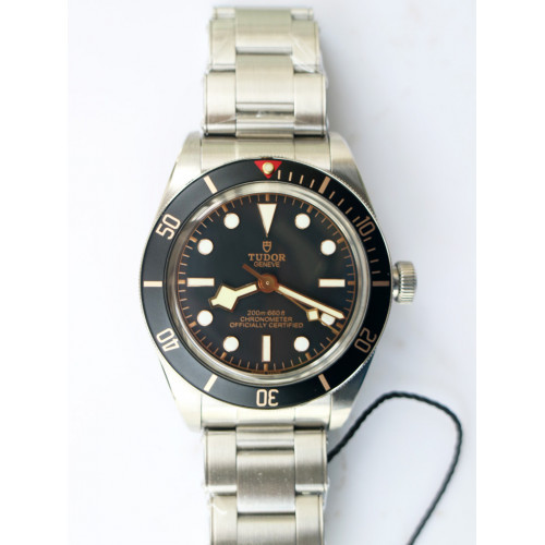 Tudor Heritage Black Bay Shield 39mm Black Bezel Black Dial Bracelet ZF A2824