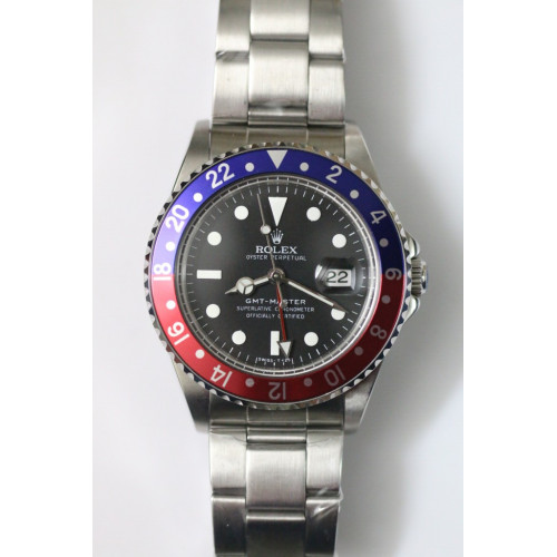 Rolex GMT Master 1675 Vintage Bracelet Blue/Red A2836 