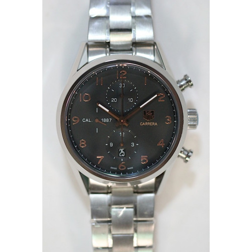 Tag Carrera 1887 Chrono Numeral Dial SS/SS *3 Colors*