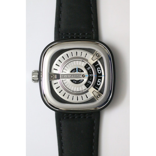 SevenFriday M1-1 V6F Silver Dial Leather Miyota 8215