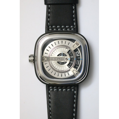 SevenFriday M1-1 Silver Dial Leather Miyota 8215