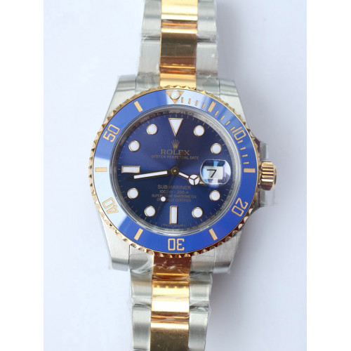 Rolex Submariner 116613LB Wrapped SS/YG Blue Dial Bracelet A2836 VRF MAX