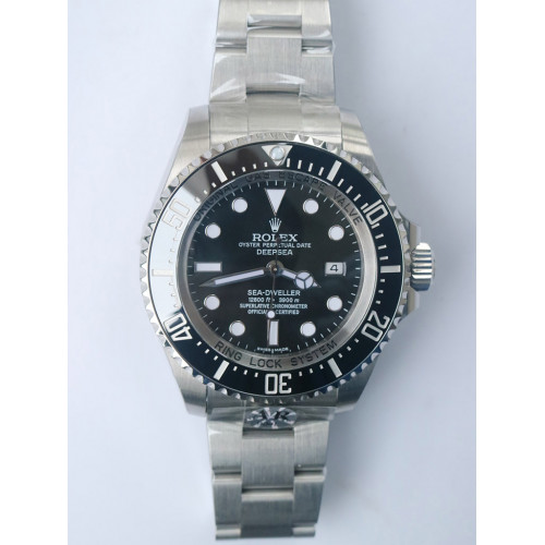 Sea-Dweller DeepSea 116660 904L SS Case Black Dial Bracelet SH3135 ARF V2