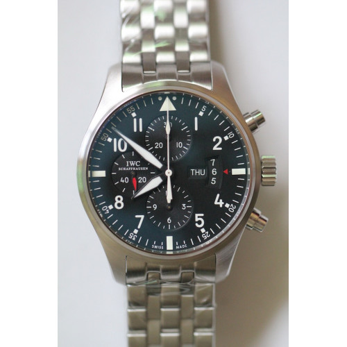 IWC Pilot Chrono 3777 1:1 Best Edition Black