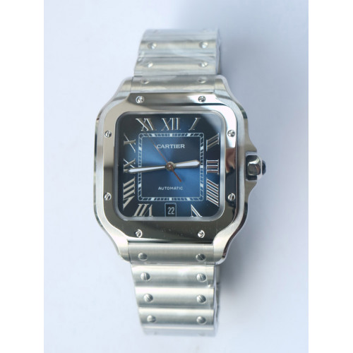 Santos de Cartier 40mm 2018 Blue Dial SmartLinks Bracelet BVF MIYOTA 9015