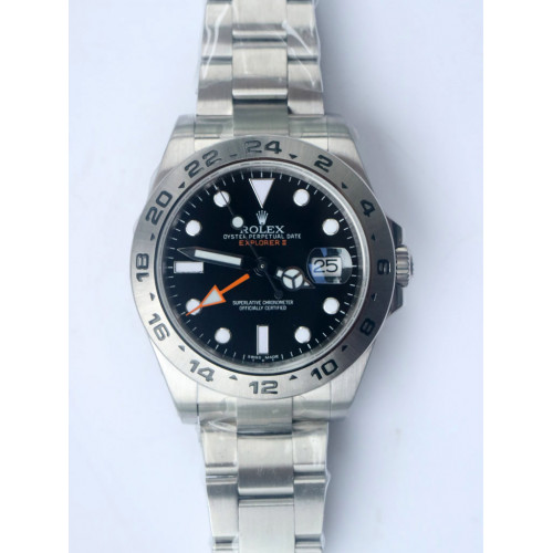 Rolex Explorer II 42mm 216570 Black Dial Bracelet A2836 JF V3