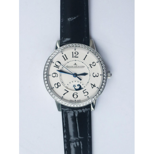Rendez-Vous Night & Day White Dial Leather Strap A898 ZF