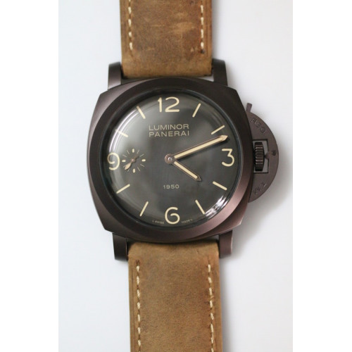 Pam 375O Luminor 1950 Super Clone P.3000 Leather SF